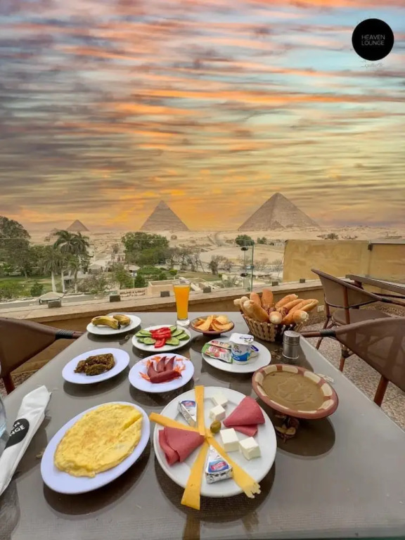 Egypt pyramids view