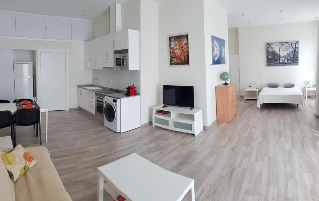 Spacious studio apartment in Cabanyal
