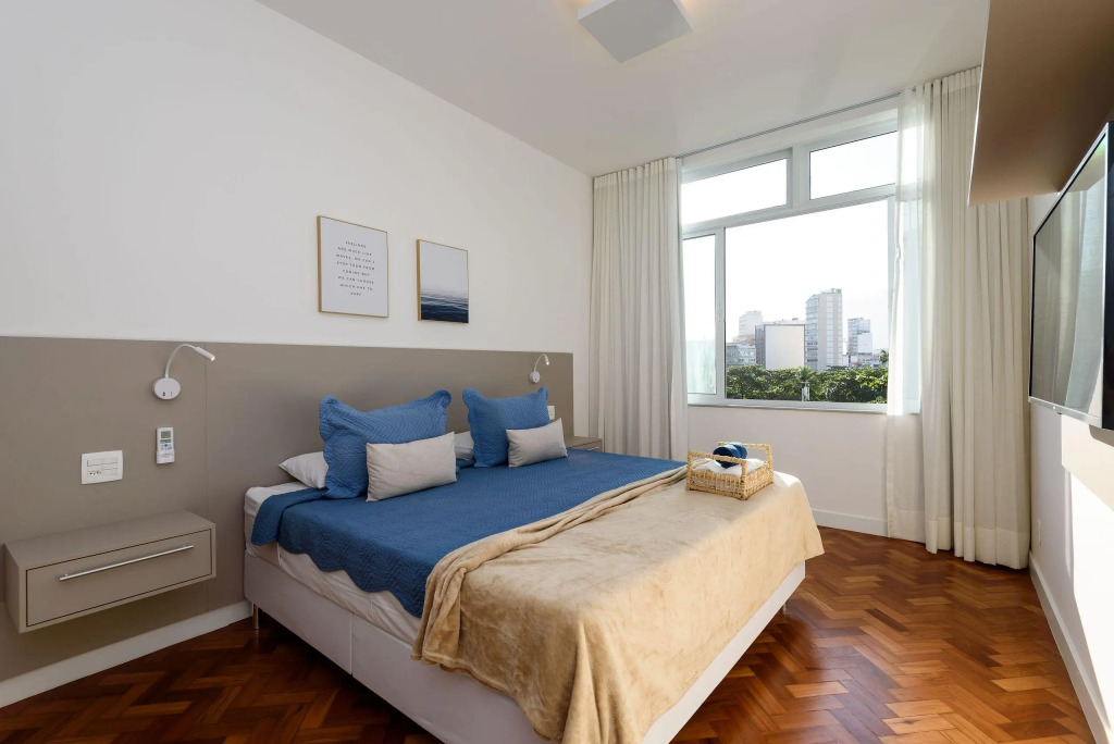 Omar do Rio: Moderno 3Qts a 130m da Praia de Ipanema e 60m do Metrô General Osório, c/ Internet 400mbps, Smart TV 60", Workstation e Máquina Lava & Seca (GC 50/501)