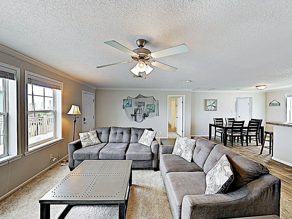 New Listing! Beachside - Walk To Waves 3 Bedroom Home