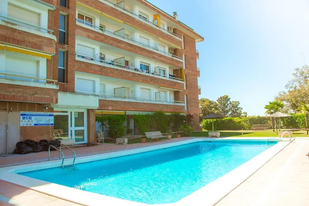 Apartment with One Bedroom in Lloret de Mar, with Wonderful Sea View, Pool Access, Furnished Balcony - 2 Km From the Beach