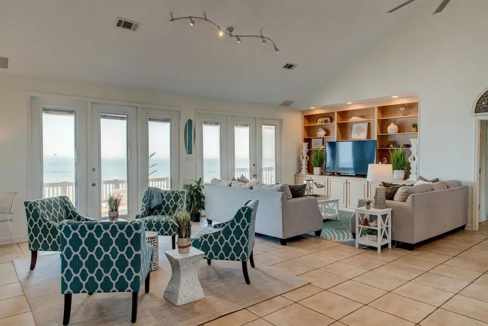 Dauphin Charm - Gulf Front! Pet Friendly - Wrap Around Porch With Observation Deck And Outdoor Seating 4 Bedroom Home by RedAwning