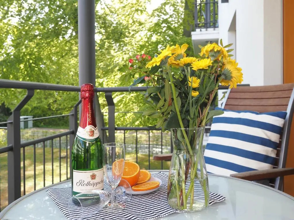 Kaiservillen Heringsdorf - 1-Raum-Appartement mit Balkon D113