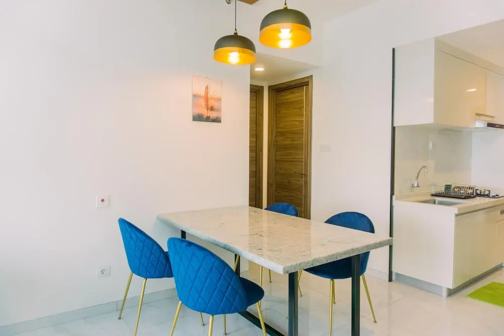Spacious and Good Place 3BR Sky House BSD Apartment By Travelio