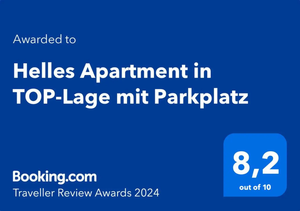 Helles Apartment in TOP-Lage mit Parkplatz
