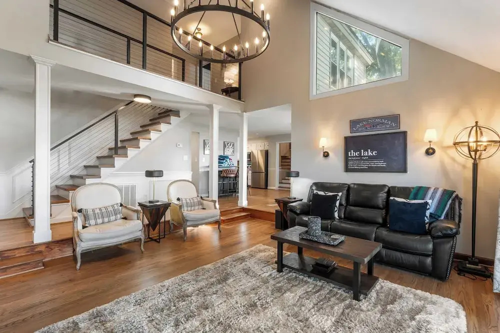 Lakefront Home w/ Game Room & Hot Tub Ponderosa Peninsula by Avantstay