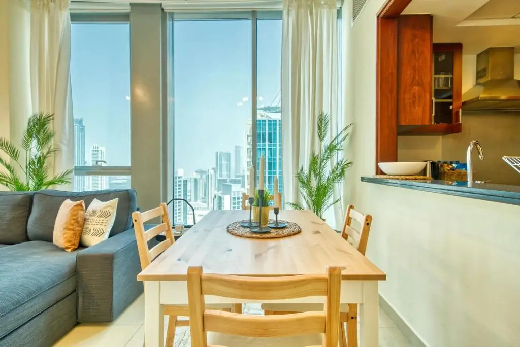 Monty - Cozy Penthouse With Burj Khalifa and Fountain View