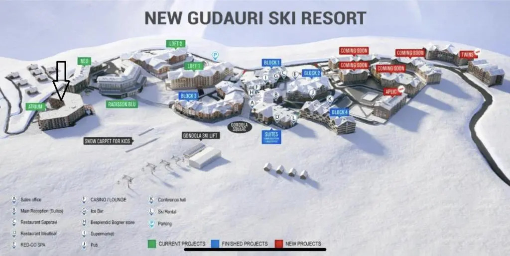 New Gudauri Atrium Apartment №218