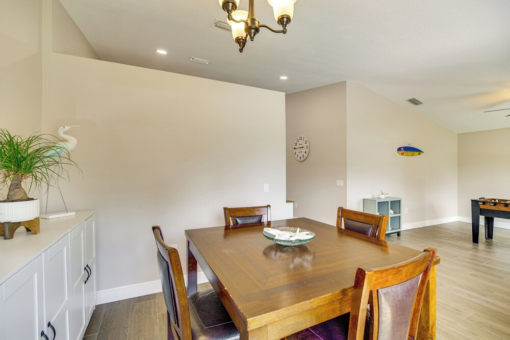 Fun in the Sun! Modern Palm Bay Gem w/ Pool + Yard