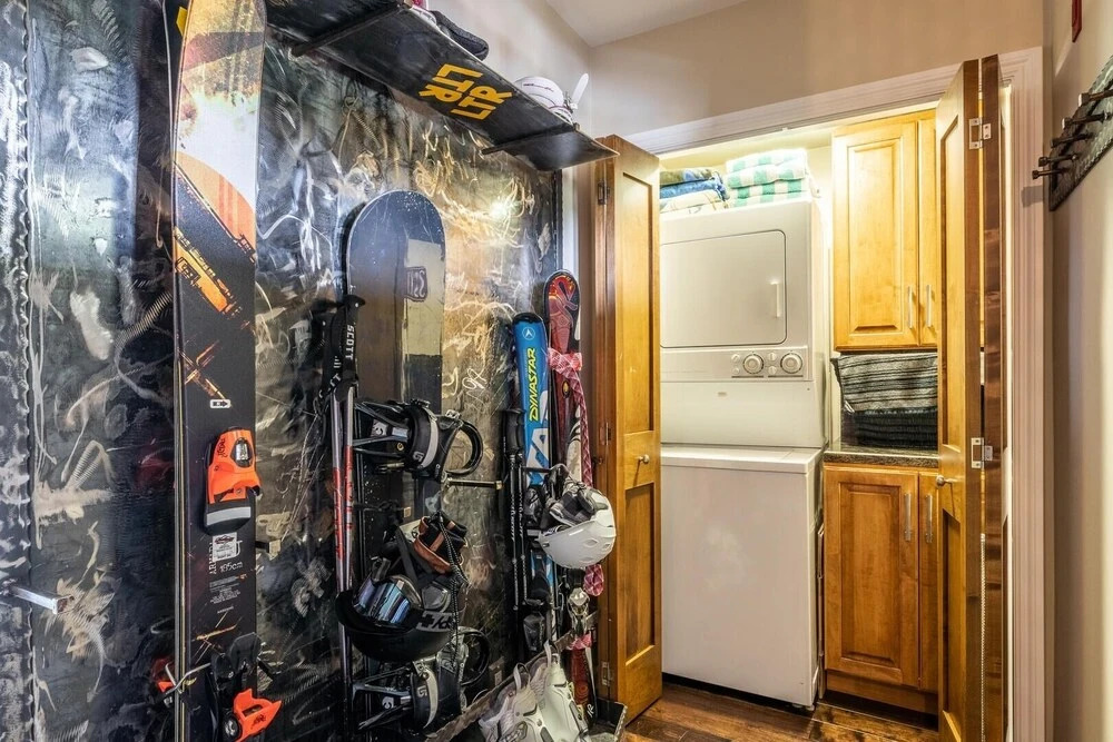 DELUXE SLOPESIDE Condo with 4th FLOOR VIEWS, Elevator and Underground Parking at Canyon Lodge (1849 Condos 409) by RedAwning
