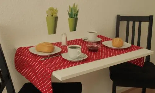 Apartment Bett am Rhein