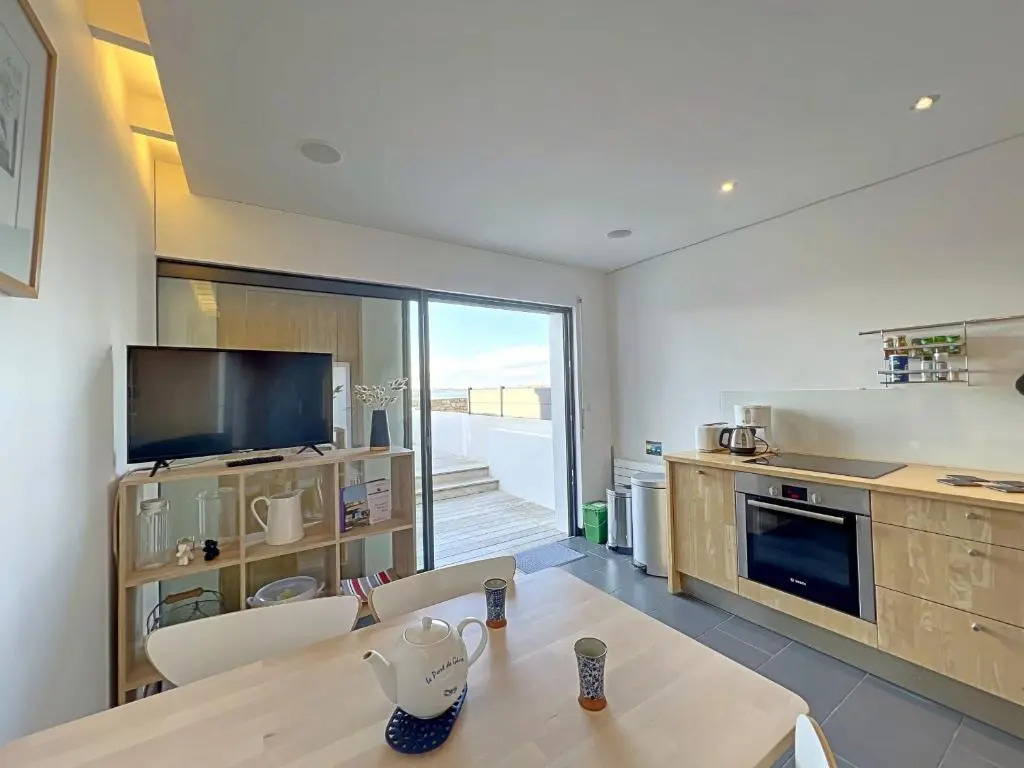 Maisonnette avec accès plage direct, 4/5 couchages, wifi - Gâvres - FR-1-349-117