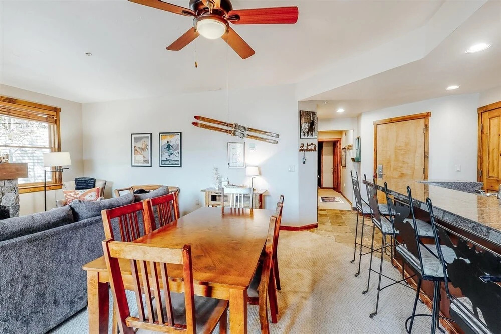 Perfectly Placed 2 Bedroom Vacation Rental in Historic Downtown Breckenridge With Access to Hot Tub and Pool