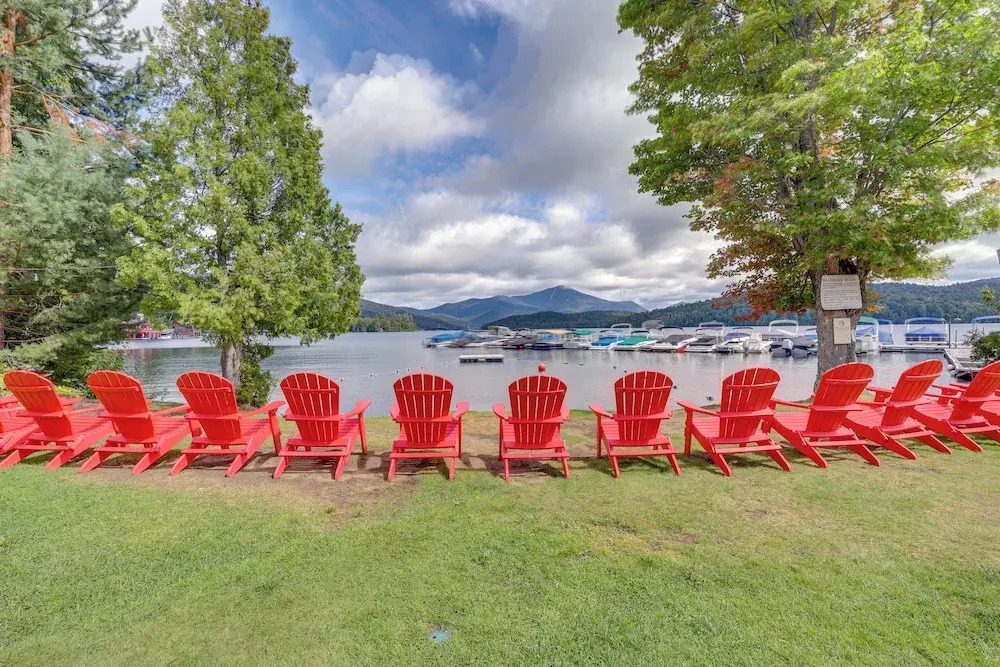 Lake Placid Condo w/ Patio - Walk to Beach!