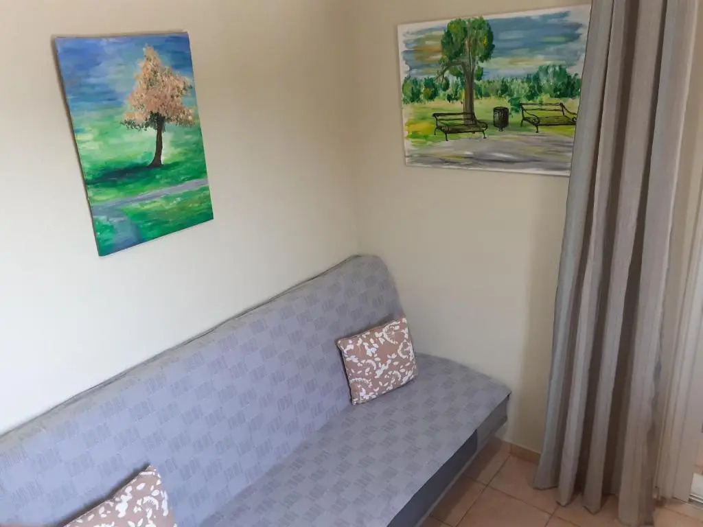 Top floor on villa, 3' from center, by the sea! Host is Efi Kwsta