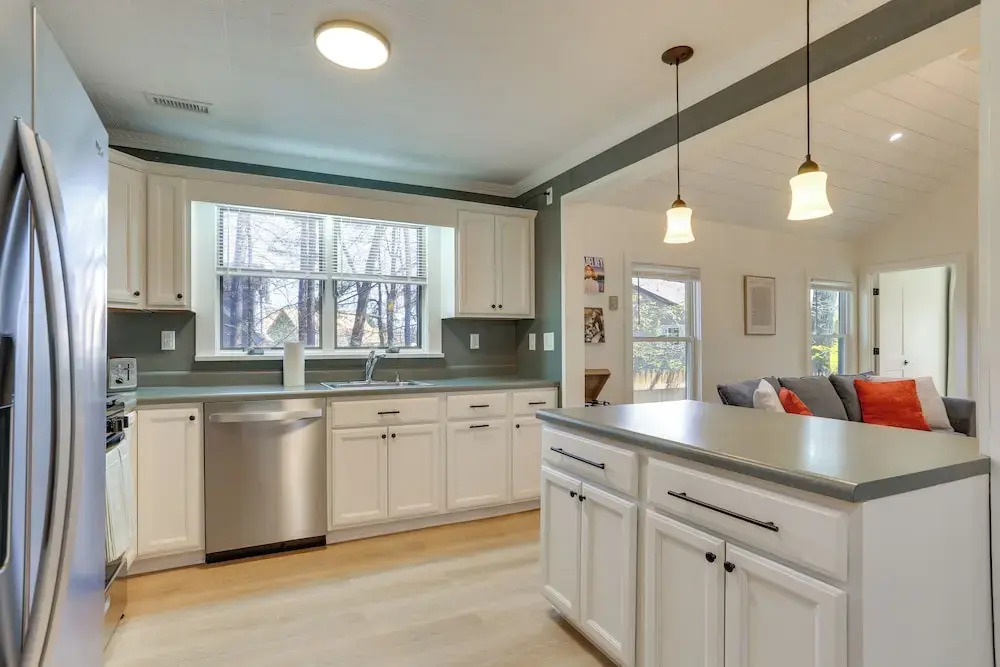 Walk to White Lake: Family Home w/ Deck & BBQ