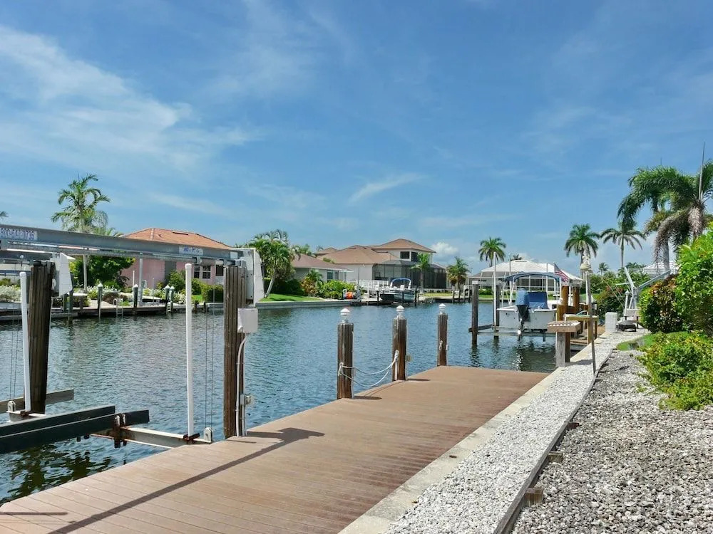 Idyllic Waterfront Home With Pool and Western Exposure