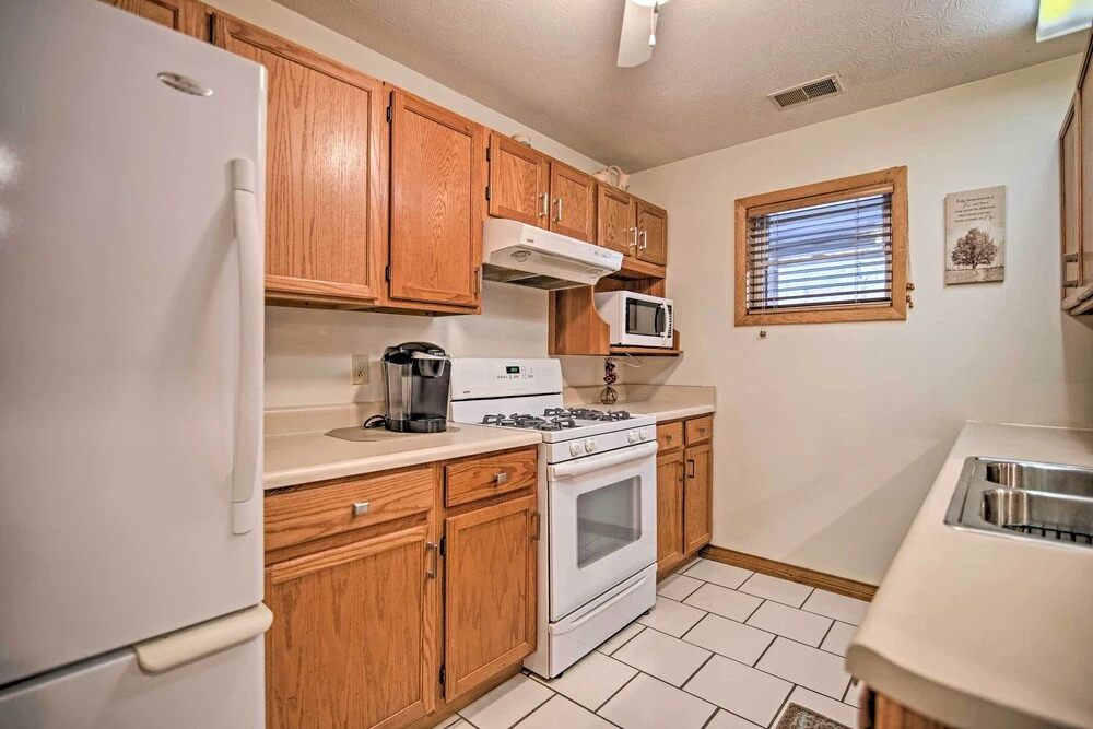 Riverfront Elkins Home w/ Fireplace & Deck!