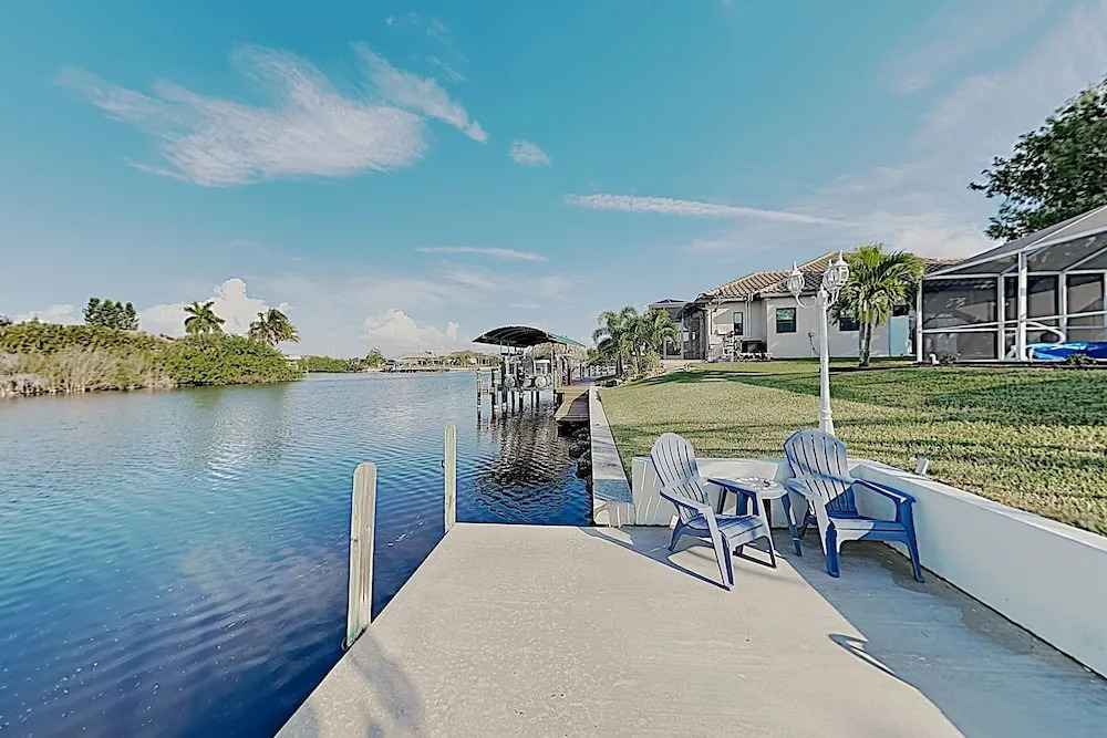 New Listing! On Canal: Gulf-access Dock, Pool 3 Bedroom Home