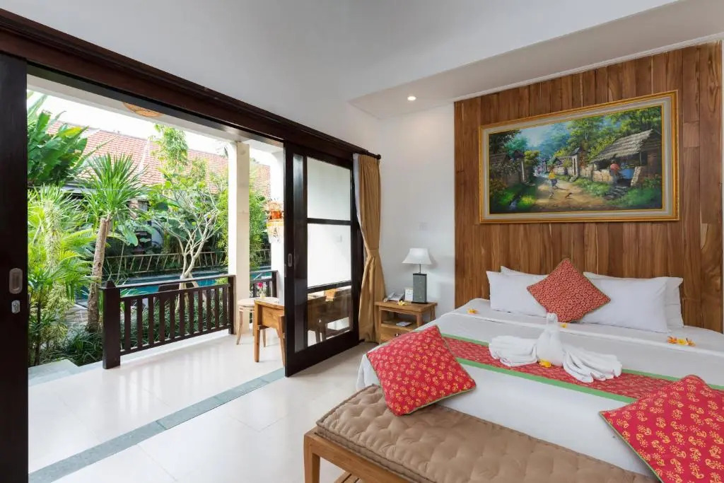 Полулюкс с видом на бассейн в Meruhdani Boutique Hotel Ubud