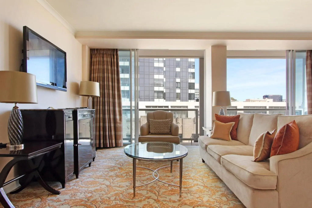 Taj Hotel Cape Town - luxury 5 star suites - very spacious with kitchenette, Lions Head views
