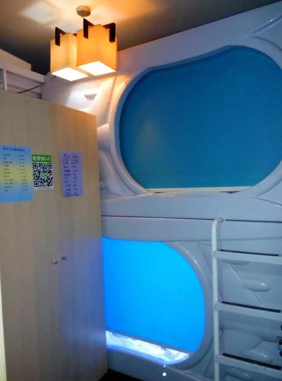 Meet Space capsule Youth Hostel