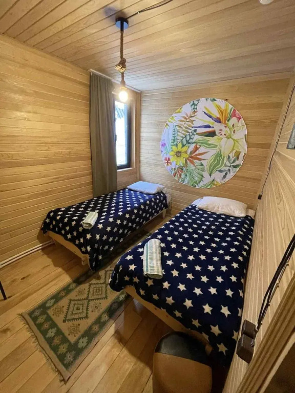 Wooden Huts in Mestia
