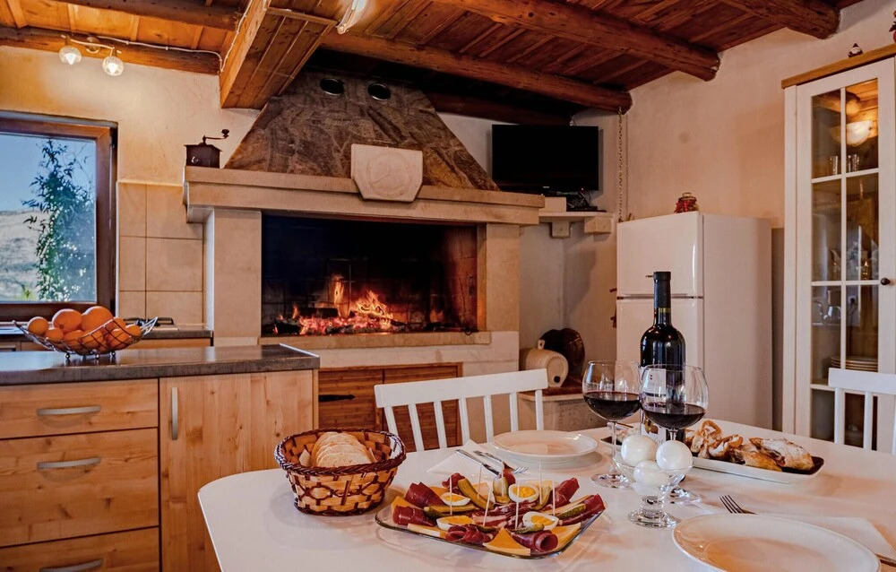 Stunning Home in Koricenica With 1 Bedrooms, Outdoor Swimming Pool and Wifi
