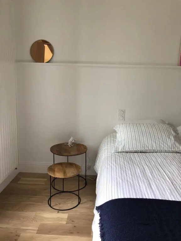 Chambre indépendante au Manoir de la Célinais côté jardin