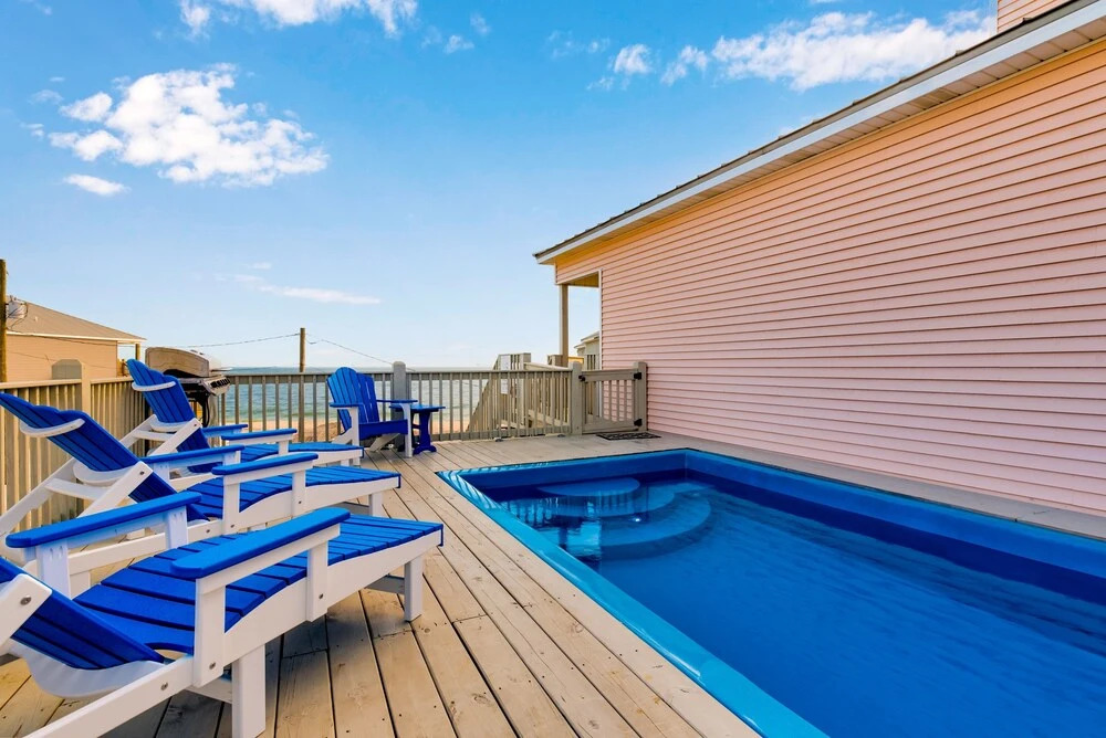 Wave Louder - Gulf View Beach House With New Private Heated Pool! Pet Friendly! 5 Bedroom Home by RedAwning