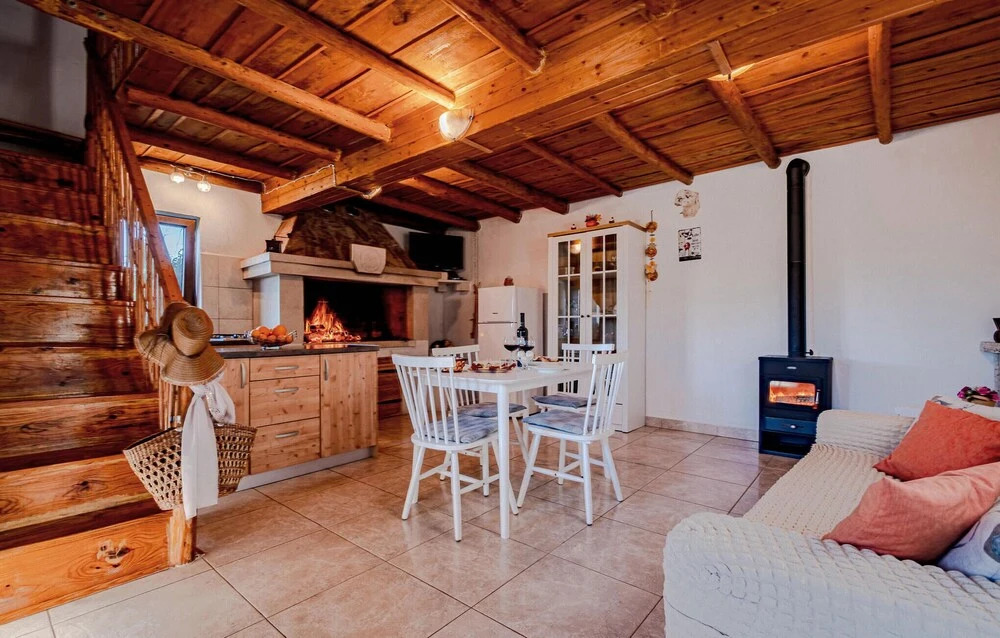 Stunning Home in Koricenica With 1 Bedrooms, Outdoor Swimming Pool and Wifi