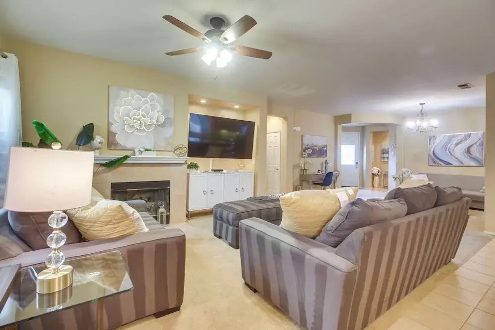 1 Mi to Empire Polo Club: Spacious Indio Home!