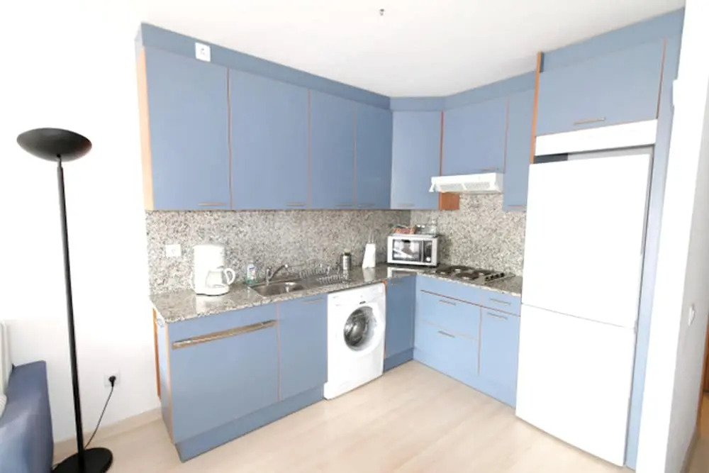 Apartment with 2 Bedrooms in Roses, with Wonderful City View, Pool Access, Furnished Terrace - 1 Km From the Beach