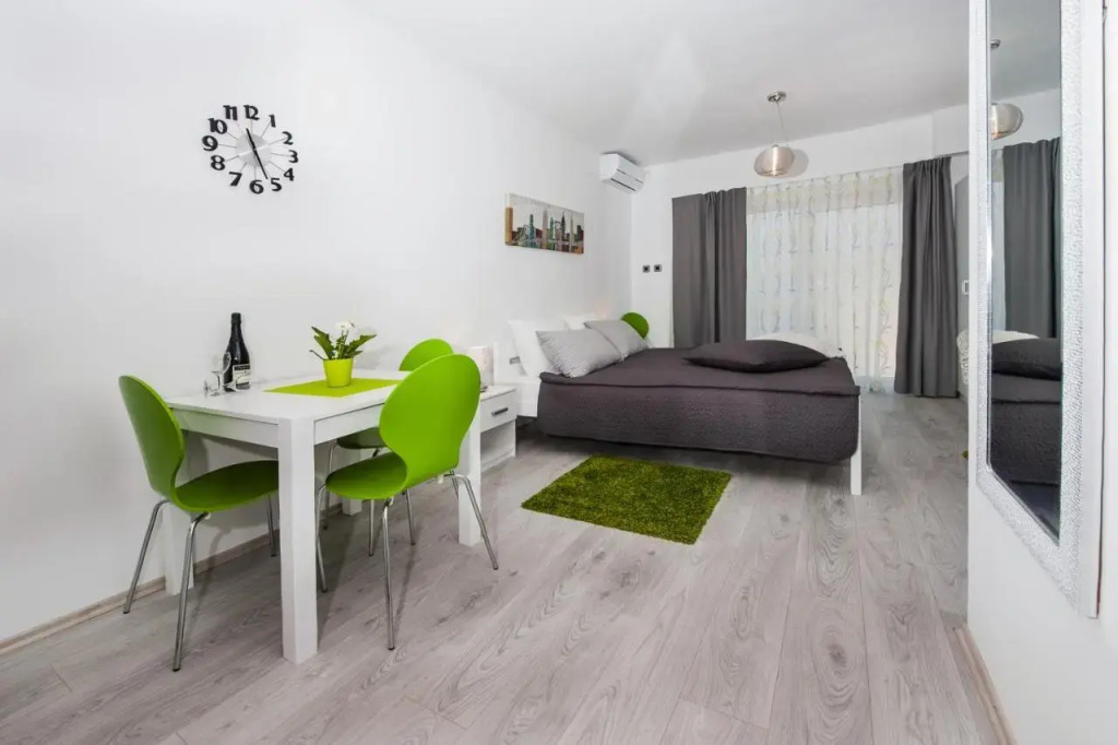 Studio Apartment White