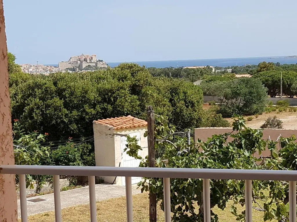 130m2 qui surplombe la baie de Calvi vue citadelle