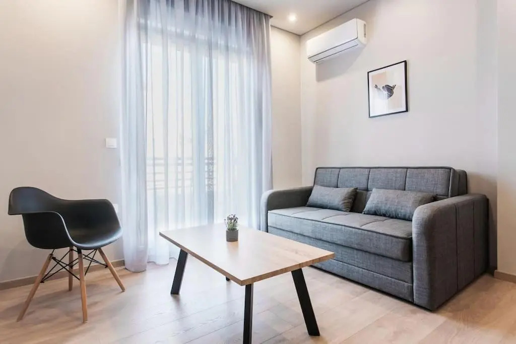 Piraeus Deluxe 2BDR Apt - near metro and port