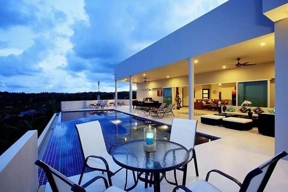 View Peche Villa 8 Bed 180 Degree Views across the Andaman Sea