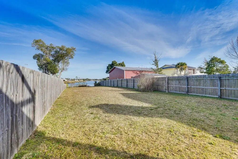 Panama City Waterfront Escape: Fenced Yard & Dock!