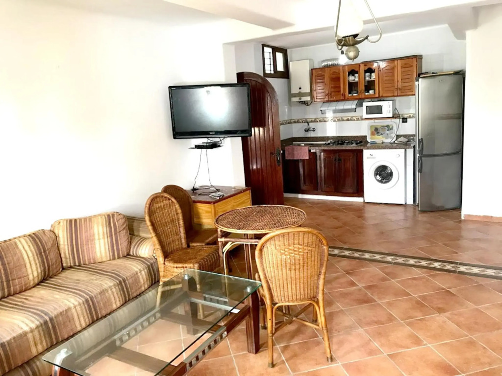 2 bedrooms appartement at Cabo negro 150 m away from the beach with shared pool and furnished terrace
