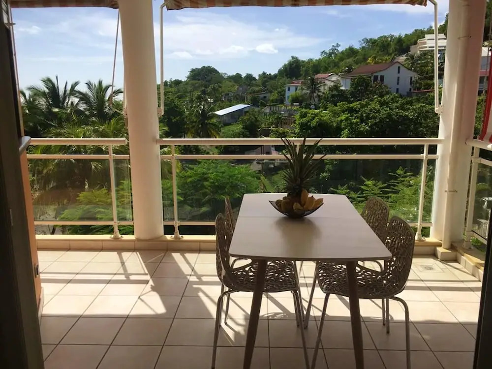 Apartment with One Bedroom in Les Trois-Îlets, with Wonderful Sea View, Furnished Garden And Wifi - 400 M From the Beach