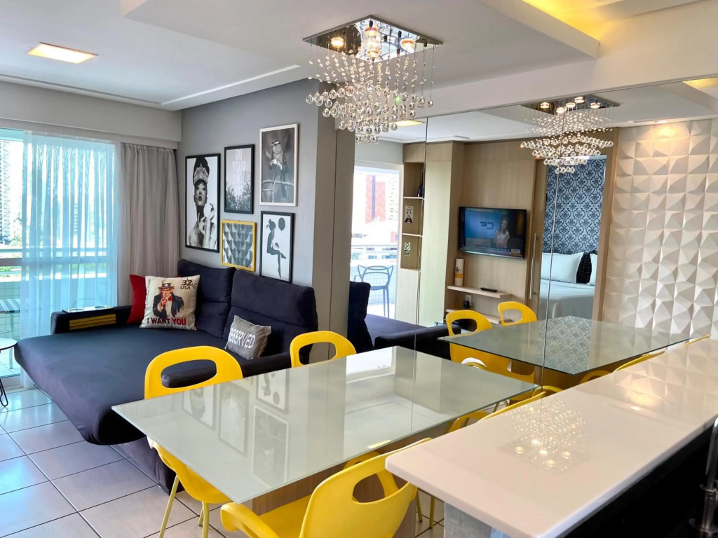 APARTAMENTO 17º Andar Beira Mar com 2 QUARTOS