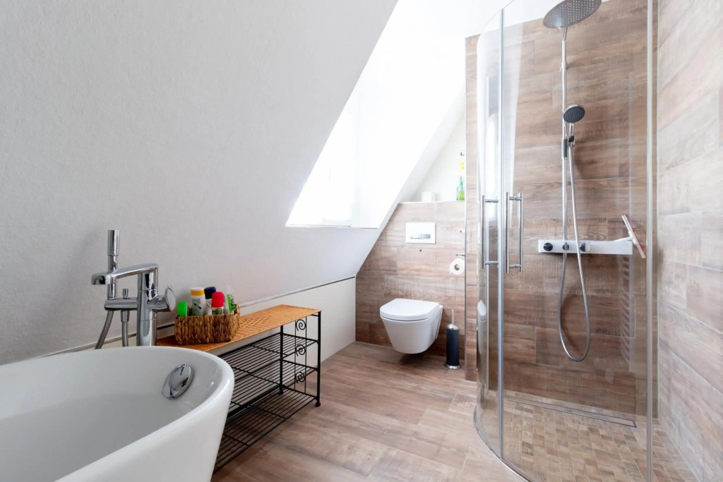 Maisonette Wohnung mit Blick über die Stadt