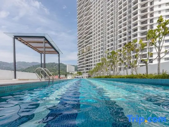 ROYAL Luxury Seaview Room, 3 minute  to Gurney