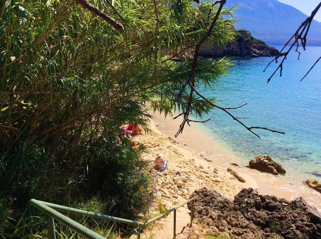Kefalonia apartments - 2 bedroom apartment in orchard, cute veranda, ground floor