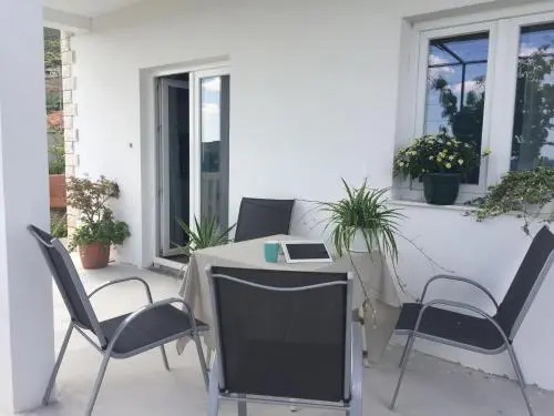 Apartment ?A piro - parking and barbecue: A1 prizemlje Kastel Novi. Riviera Split