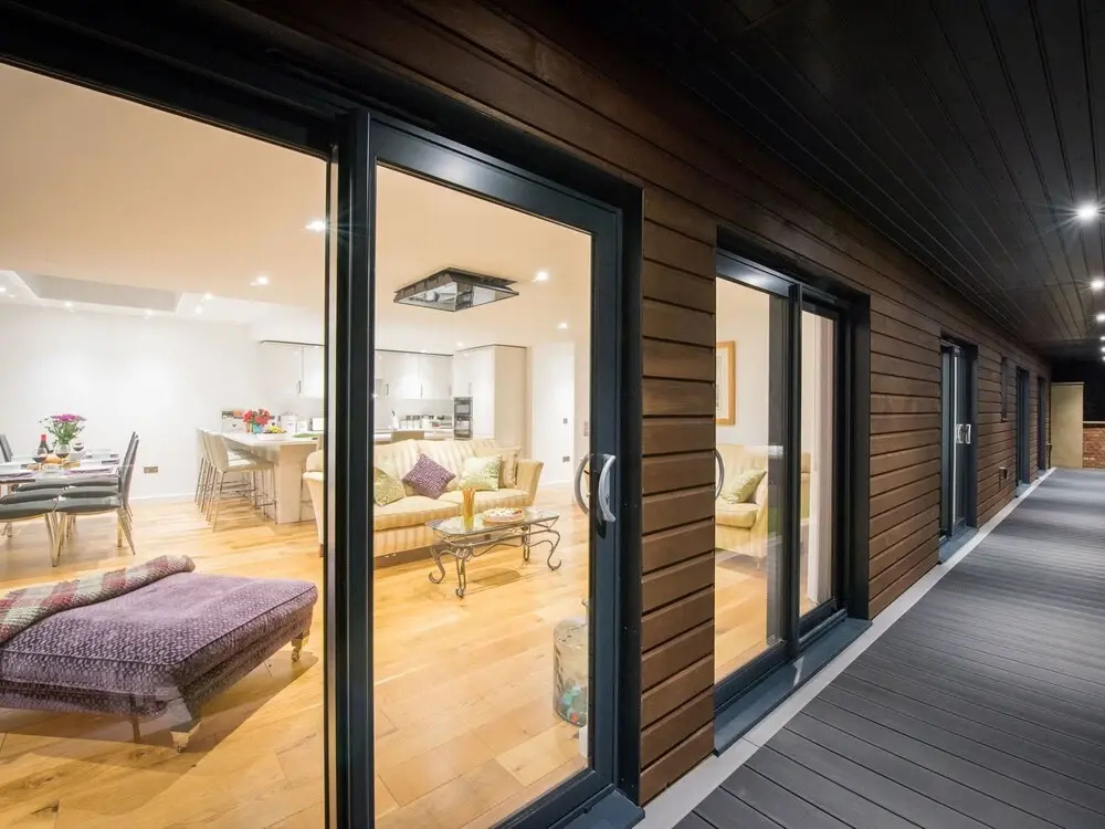 With two Terraces Overlooking the Town of Hythe and the sea in the Distance