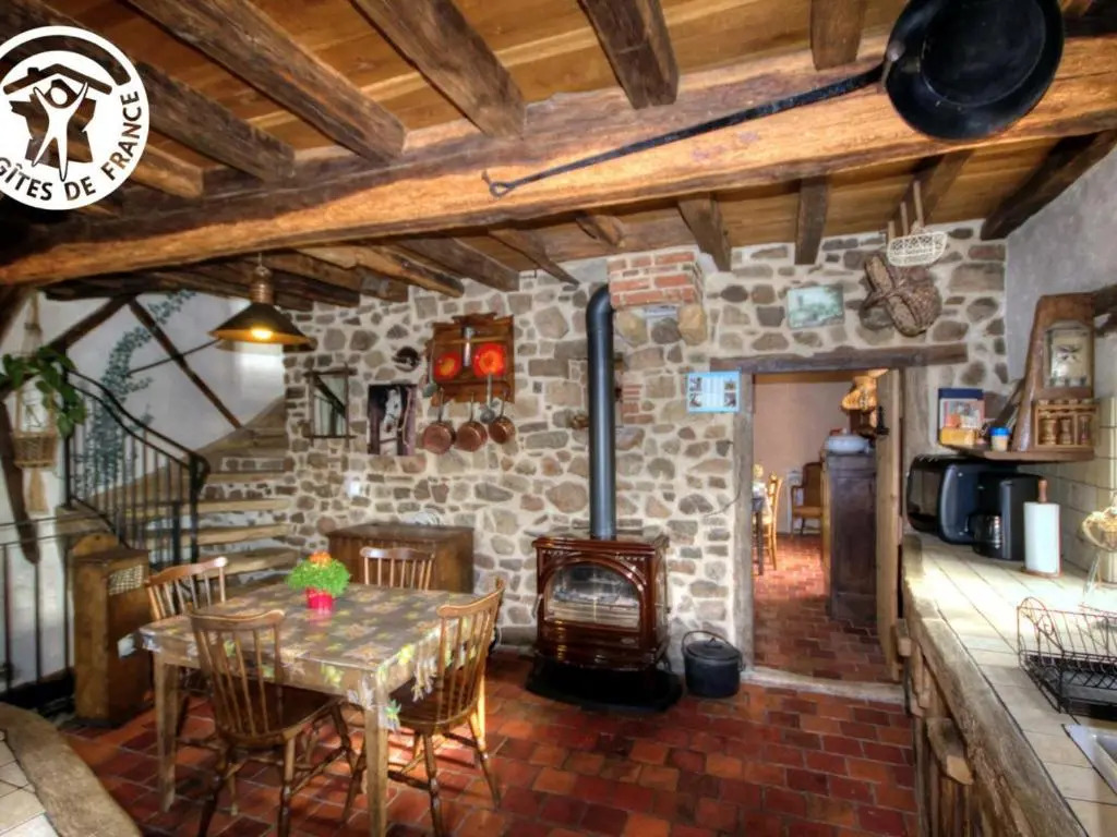 Gîte charmant avec poêle à bois, animaux acceptés - FR-1-496-137