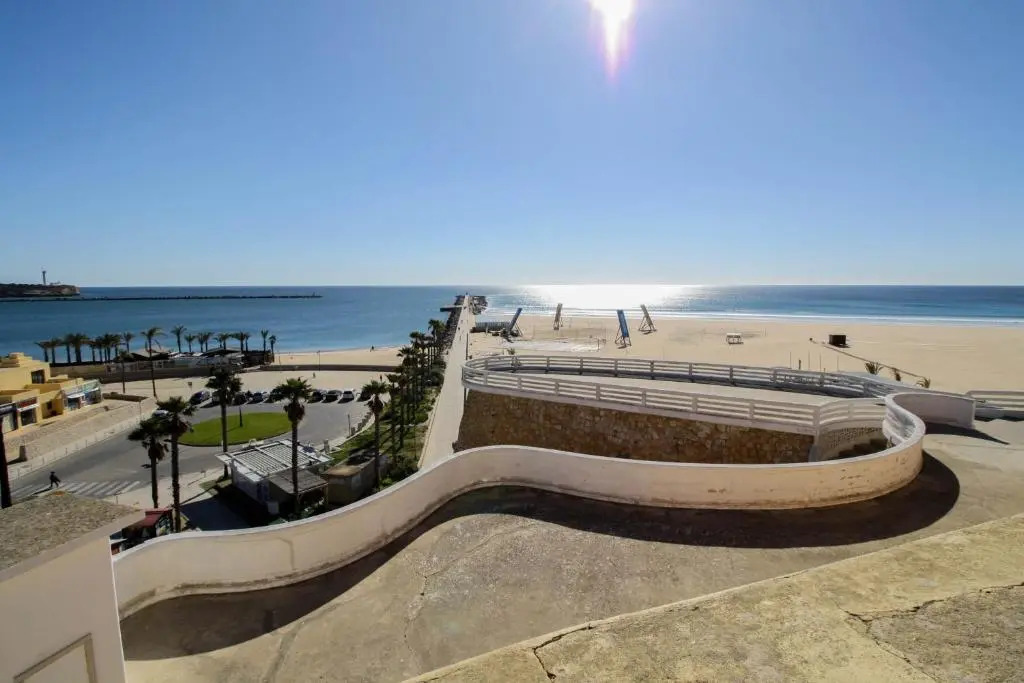 Rocha beach with a view to the marine