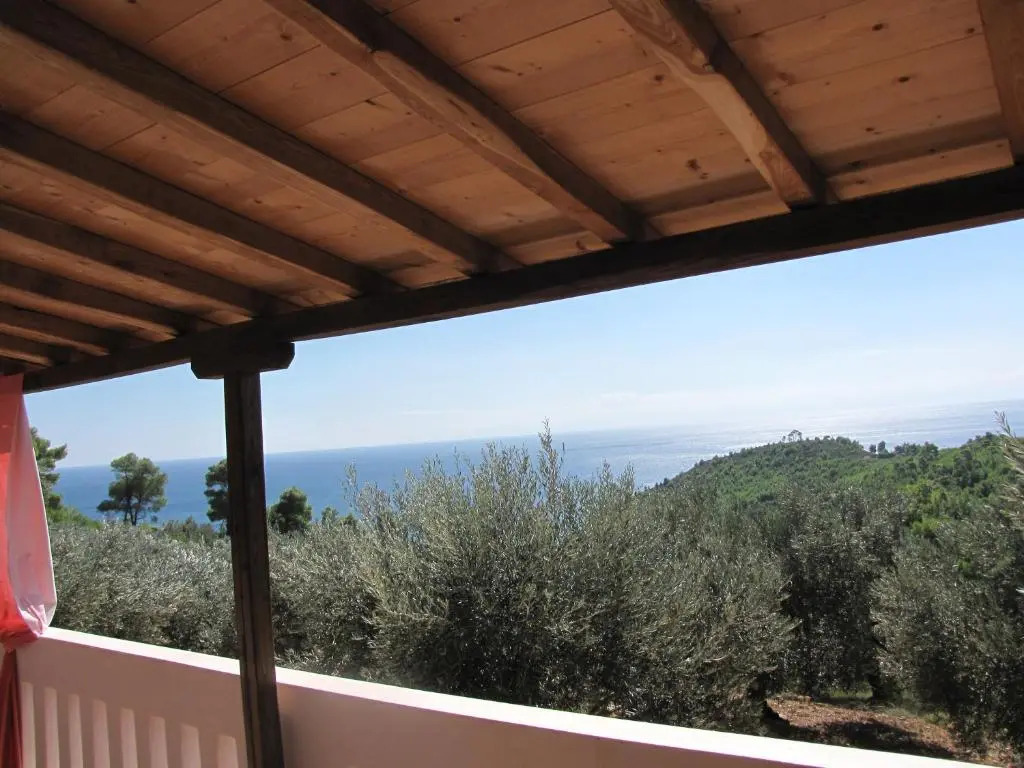 Elia house 1 astoning sea view among the olive trees