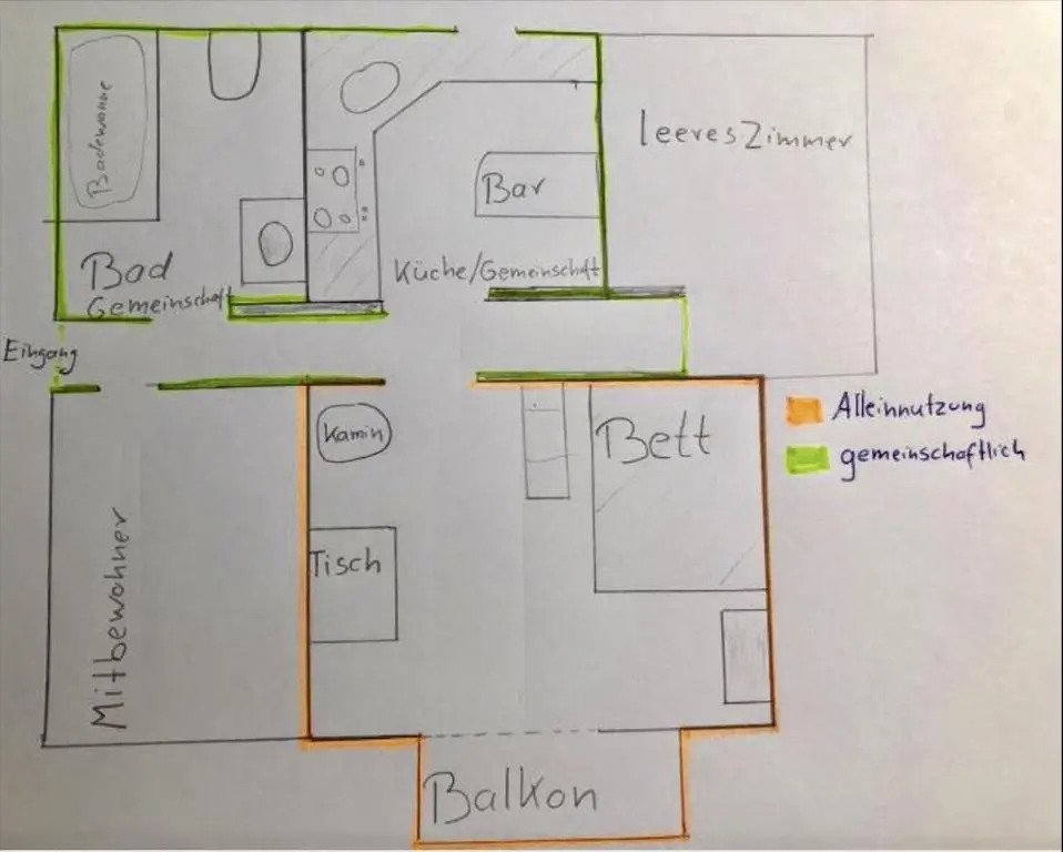 Zentrales WG-Zimmer 3 in Ravensburg stadtnah